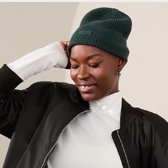 Athleta | Accessory | Cozy Hour Beanie | Cypress - Picture 5 of 9